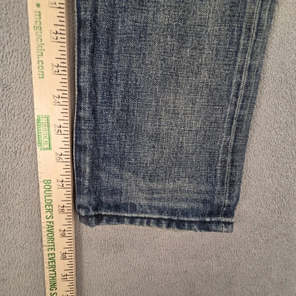 Banana Republic Jeans Mens Blue Selvedge Slim Fit‎ Distressed Fits 27x28